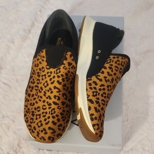New Balance Leopard Print Slip-On Sneakers